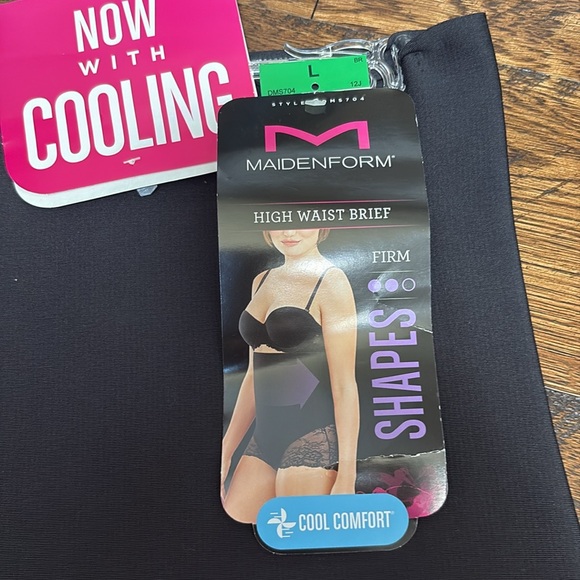 Maidenform High-Waisted Black Lace Shapewear, size Large. NWT! - Picture 4 of 5
